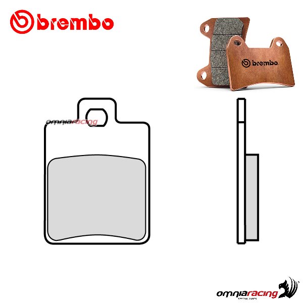 Brembo rear brake pads XS sintered for Gilera Runner 180SP 1999-2002