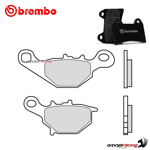 Brembo front brake pads CC Scooter Carbon Ceramic for Suzuki TR50 Street Magic 1998-2000