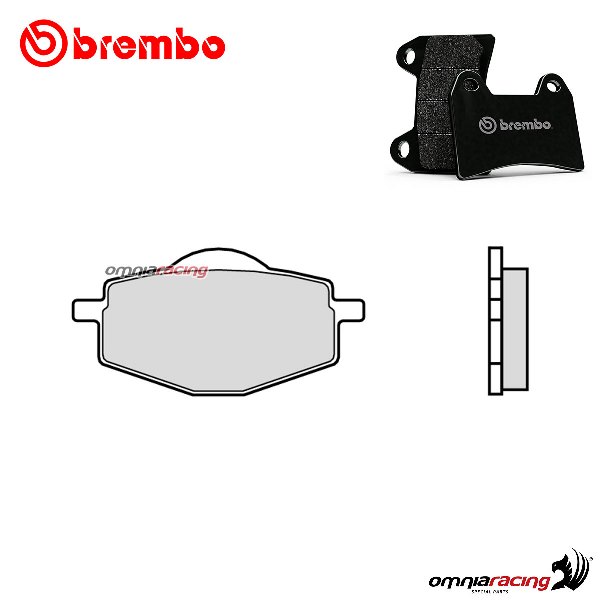 Pastiglie freno posteriori Brembo CC Scooter Carbon Ceramica per Axy Gulp 125/150/200 2007-2011