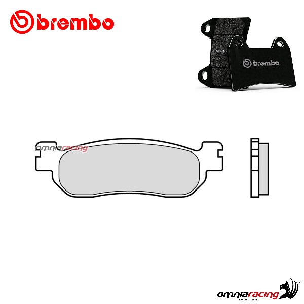 Pastiglie freno posteriori Brembo CC Scooter Carbon Ceramica per Yamaha Xmax 250 - Iron Max ABS 2016