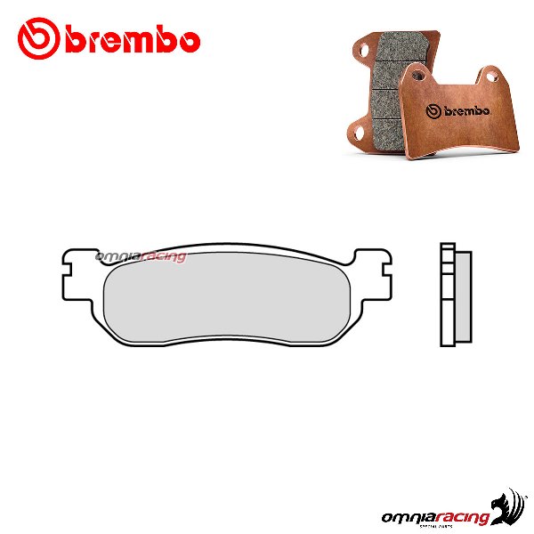 Brembo rear brake pads XS sintered for Yamaha Xmax 250 2010-2013