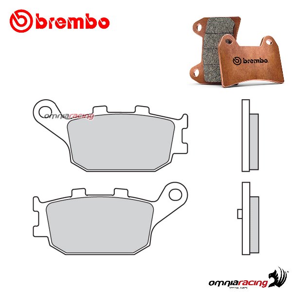 Pastiglie freno posteriori Brembo XS sinterizzate per Honda Forza 250 (NSS A) 2000-2001
