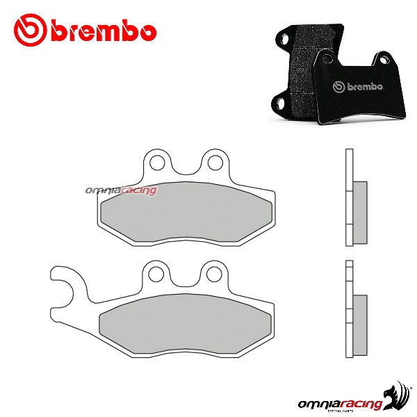 Brembo rear brake pads CC Scooter Carbon Ceramic for Gilera GP800 2008-2014