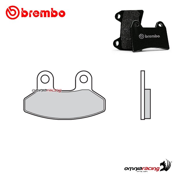 Pastiglie freno anteriori Brembo CC Scooter Carbon Ceramica per Laverda 125 Phoenix 2001