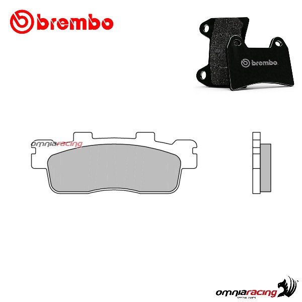 Brembo rear brake pads CC Scooter Carbon Ceramic for Kawasaki J300 /ABS 2014-2019