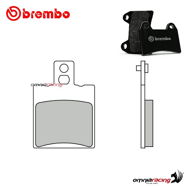 Brembo front brake pads CC Scooter Carbon Ceramic for Aprilia Leonardo 125 1997-1998