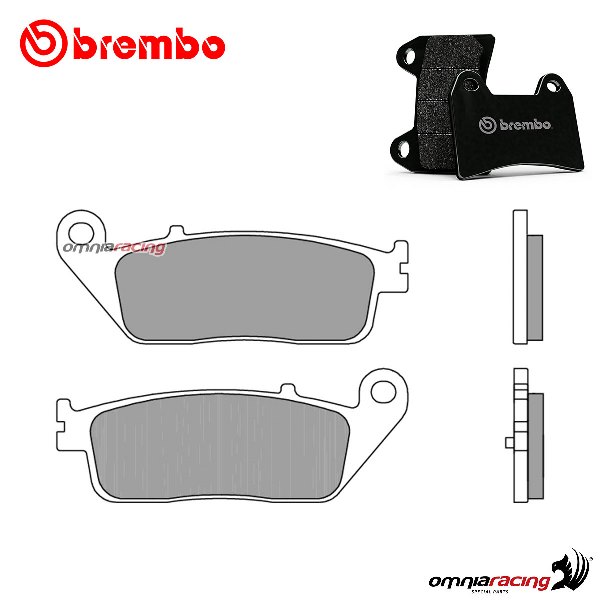 Brembo rear brake pads CC Scooter Carbon Ceramic for Kymco Xciting 400I /ABS 2012-2016