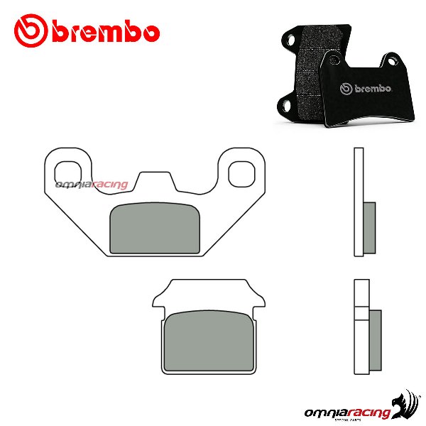 Brembo rear brake pads CC Scooter Carbon Ceramic for Lifan LF125ST OFF Road 2007