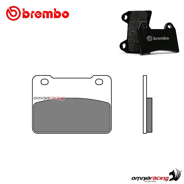Pastiglie freno anteriori Brembo CC Scooter Carbon Ceramica per Sym Maxsym 400I ABS 2017-2018