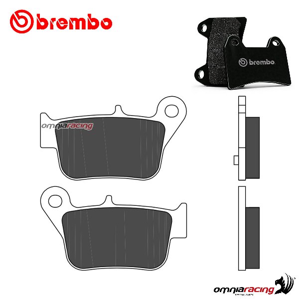 Pastiglie freno posteriori Brembo CC Scooter Carbon Ceramica per Sym Maxsym 400I ABS 2017-2018