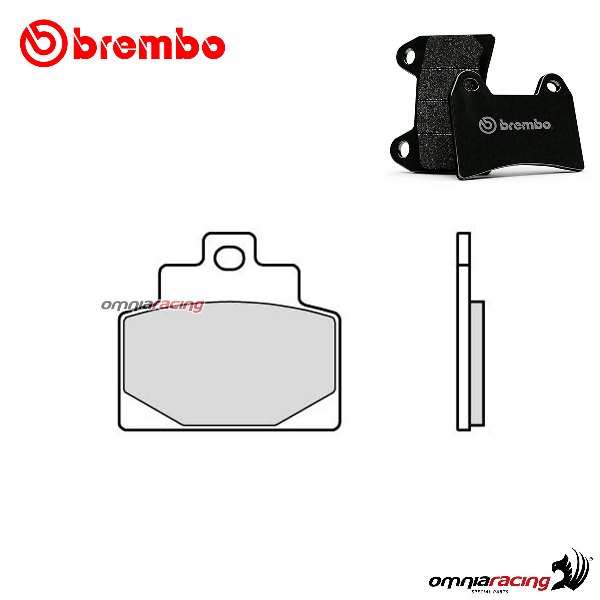 Brembo front brake pads CC Scooter Carbon Ceramic for Piaggio MP3 Sport 500 ABS 2014-2016
