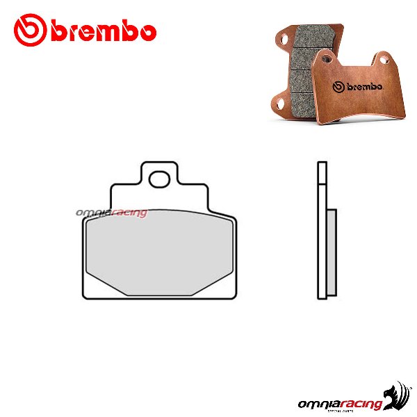 Brembo front brake pads XS sintered Piaggio MP3 300IE Euro 4 Business/Sport ABS 16-18
