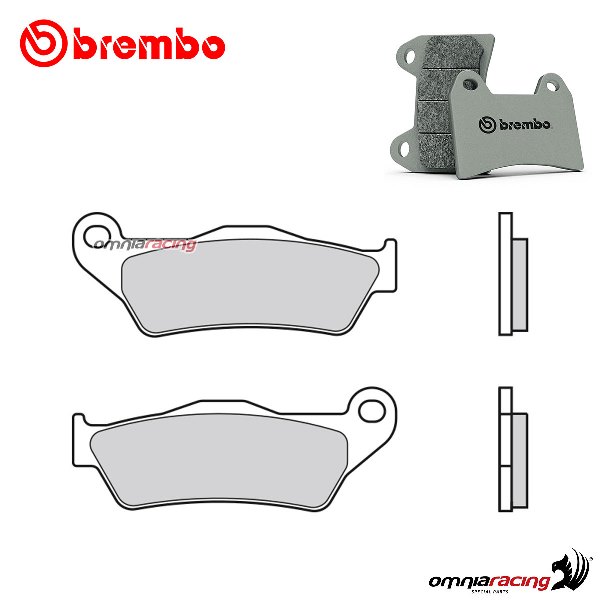 Pastiglie freno posteriori Brembo SX sinterizzata per KTM Supermoto 990R ABS 2012-2013