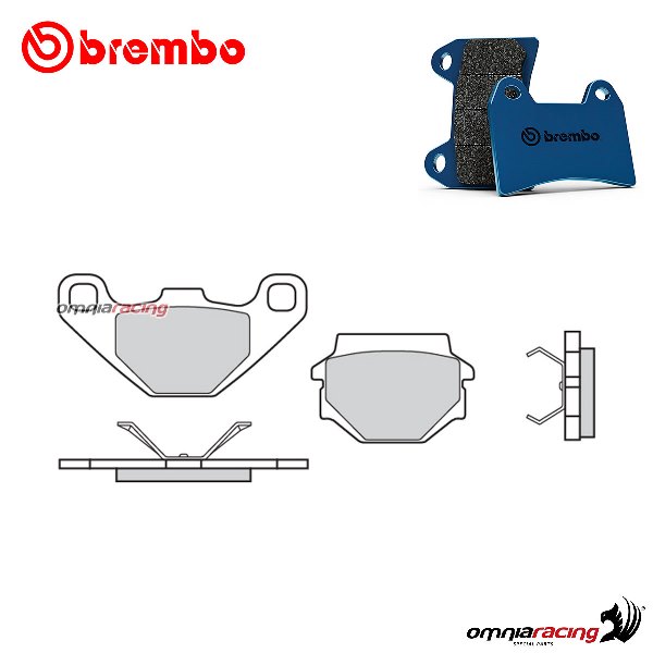 Brembo rear brake pads CC Road Carbon Ceramic for Aprilia MX125 2003-2007