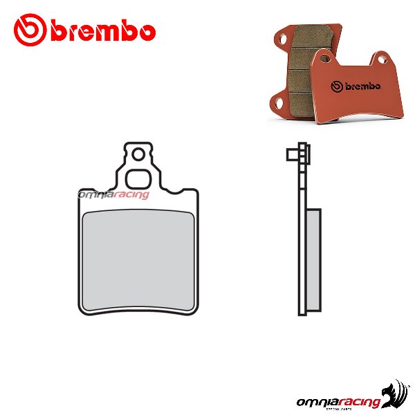 Pastiglie freno anteriori Brembo SD sinterizzata per Aprilia AF1 50 Europa 1990-1992