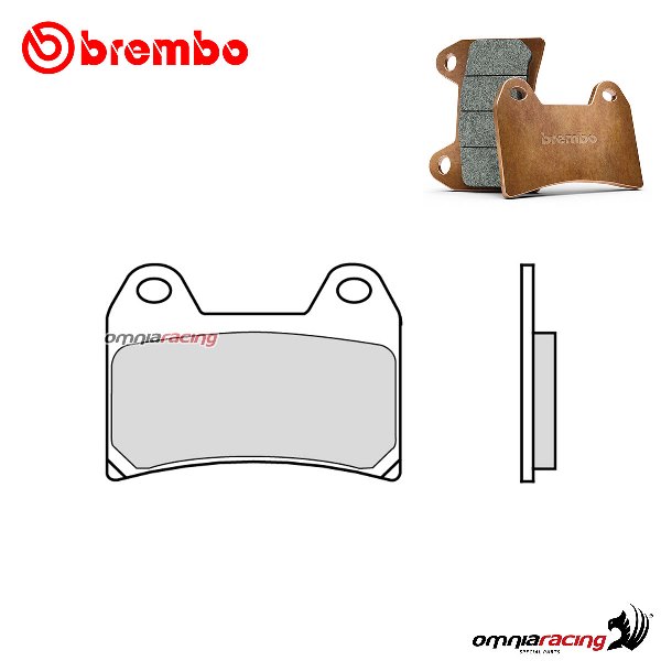 Brembo front brake pads Genuine sintered for Ducati Monster 796 /ABS 2010-2014