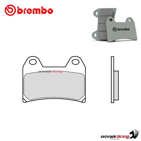 Brembo front brake pads SR sintered for Ducati Monster 750 Dark 2000-2001