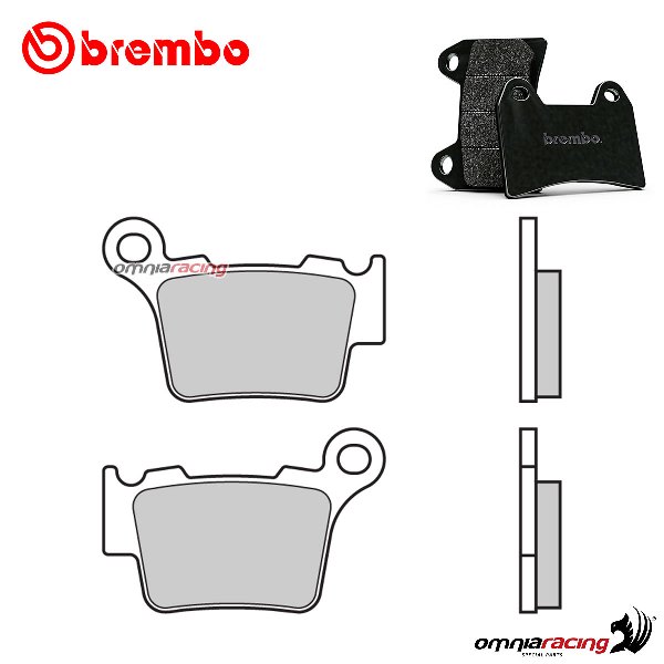 Pastiglie freno posteriori Brembo Genuine Carbon Ceramica per KTM 250SX-F 2006-