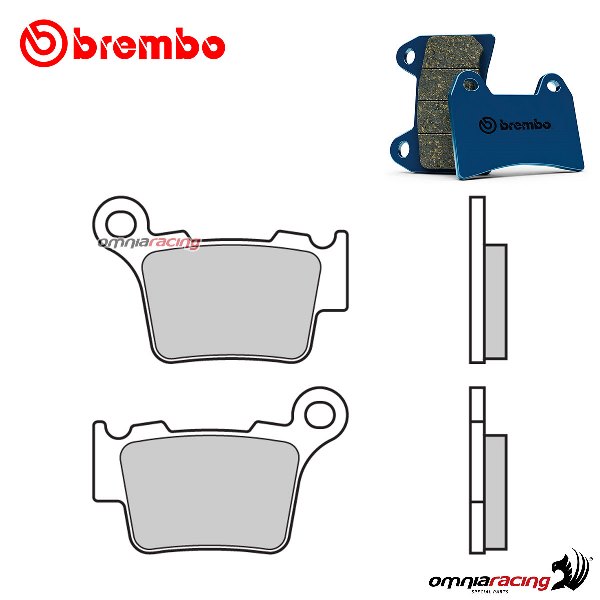 Pastiglie freno posteriori Brembo TT Carbon Ceramica per KTM 150SX 2009-