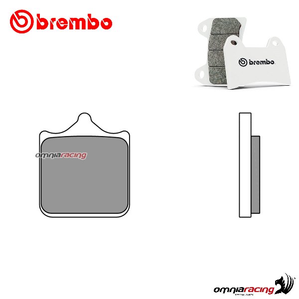 Brembo front brake pads LA sintered for Generic GSR600 2013-2014