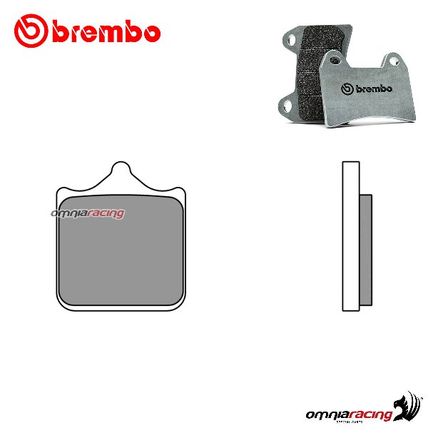 Pastiglie freno anteriori Brembo RC sinterizzate per Bimota DB12 1198 2012