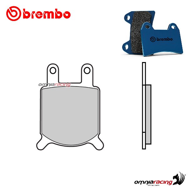 Pastiglie freno anteriori Brembo CC Road Carbon Ceramica per Zundapp KS125 1979-1981