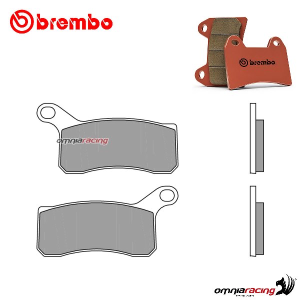 Brembo front brake pads SD sintered for Hm CRM50 Derapage Competition 2009-2012