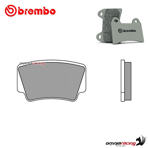 Brembo rear brake pads SX sintered for KTM 525XC Quad 2008-2012