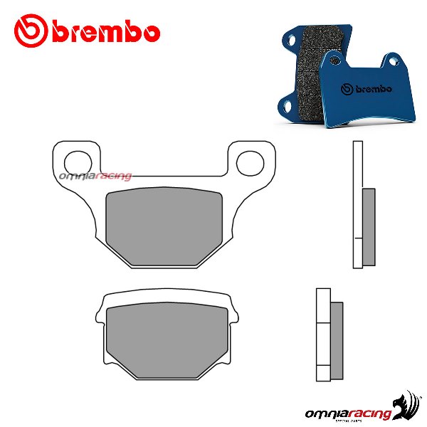 Brembo front brake pads CC Road Carbon Ceramic for Mash Seventy 125 Euro 3 2013-2016