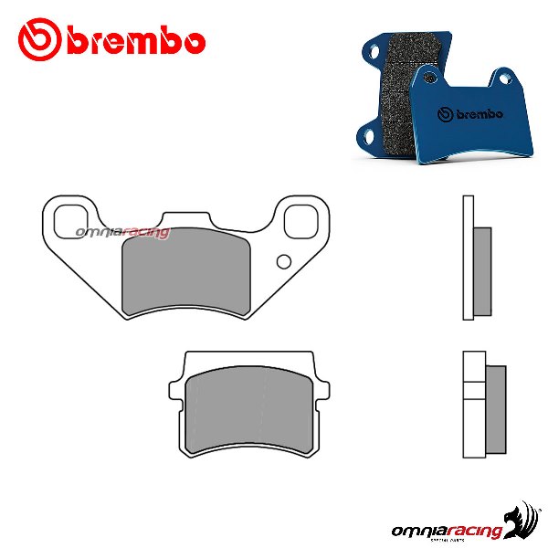 Brembo front brake pads CC Road Carbon Ceramic for Quadzilla XRV250/E 2006