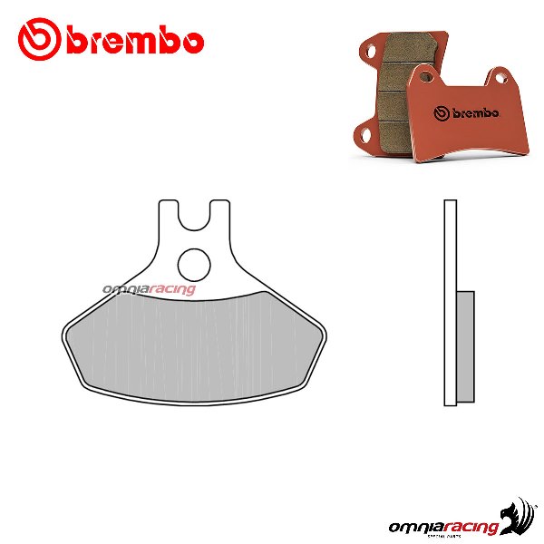 Brembo front brake pads SD sintered for Bombardier-Can Am DS450 2008-2015