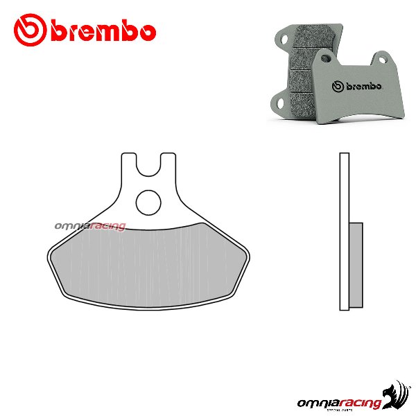 Brembo front brake pads SX sintered for Bombardier-Can Am DS450 2008-2015