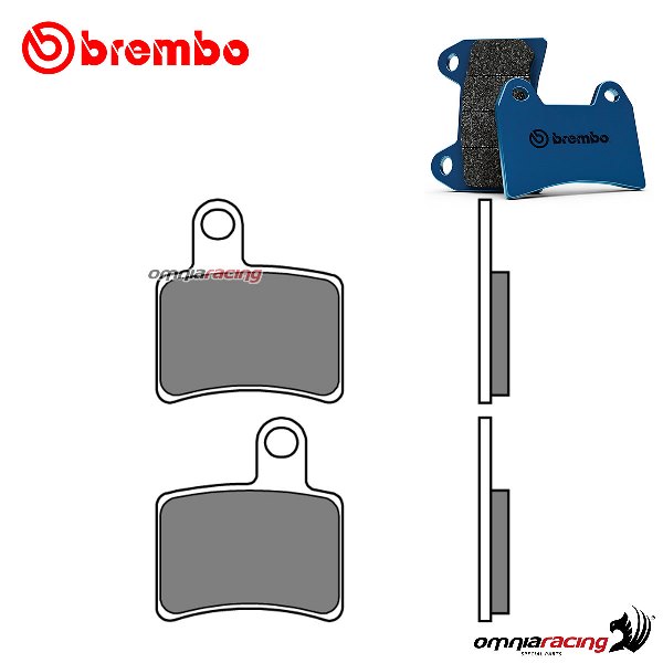 Pastiglie freno posteriori Brembo CC Road Carbon Ceramica per Beta REV 4T 250 2007-2008