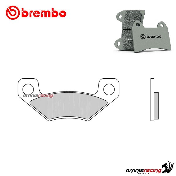 Brembo rear brake pads SX sintered for Bombardier-Can Am DS450 2008-2015