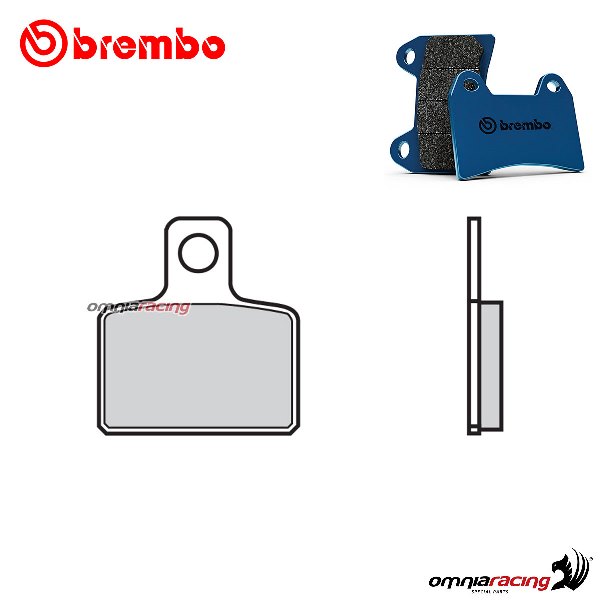 Pastiglie freno anteriori Brembo CC Road Carbon Ceramica per Hm MX50 Baja 12/14 MX 1999-2009
