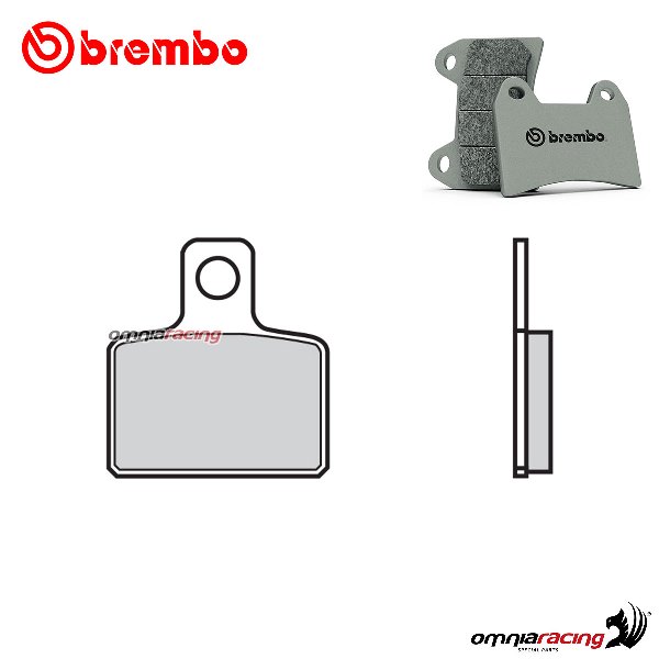 Pastiglie freno posteriori Brembo SX sinterizzata per Hm Baja 10/10JR&SR 50cc 1999-2007