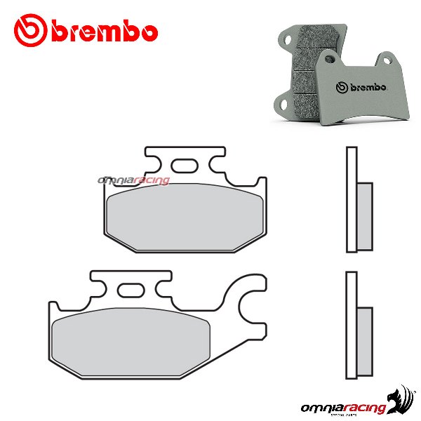 Pastiglie freno anteriori Brembo SX sinterizzata Bombardier-Can Am LTD Outlander Max 800 2007-2012
