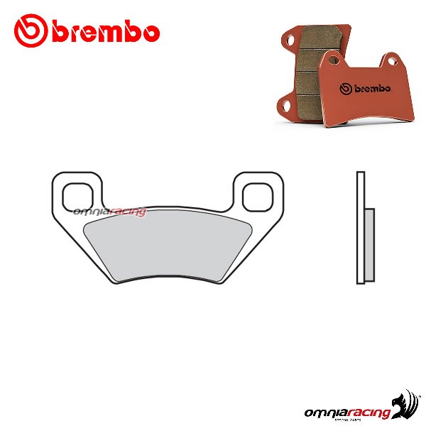 Pastiglie freno anteriori Brembo SD sinterizzata per Kymco Maxxer 400 2009-2010
