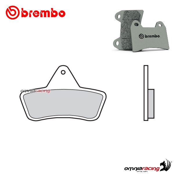Brembo front brake pads SX sintered for Arctic Cat 2X4 250 1999-2004