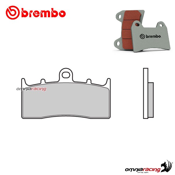 Pastiglie freno anteriori Brembo SC sinterizzate per BMW K1600 Bagger 2017>2019