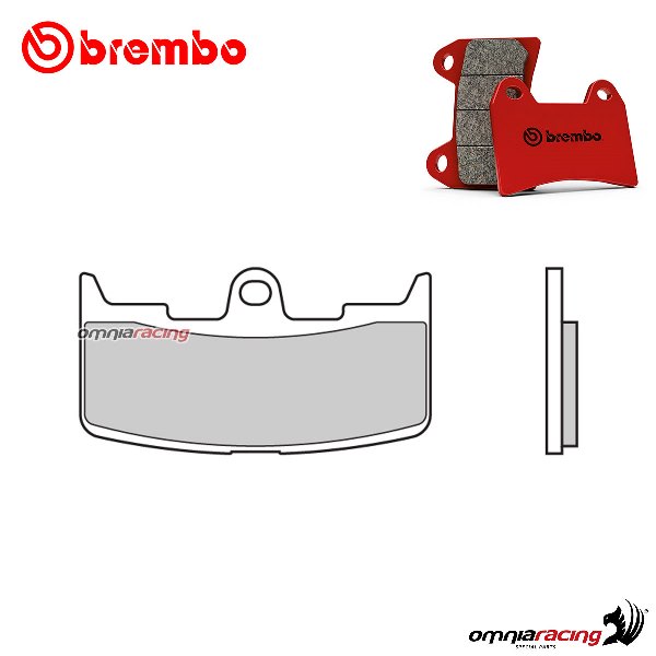 Pastiglie freno anteriori Brembo SA sinterizzate per Buell XB12S Lightning 2002-2008