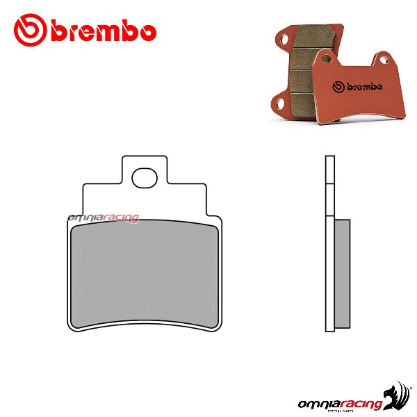 Brembo front brake pads SD sintered for Kymco KXR250 Mongoose 2004-2007