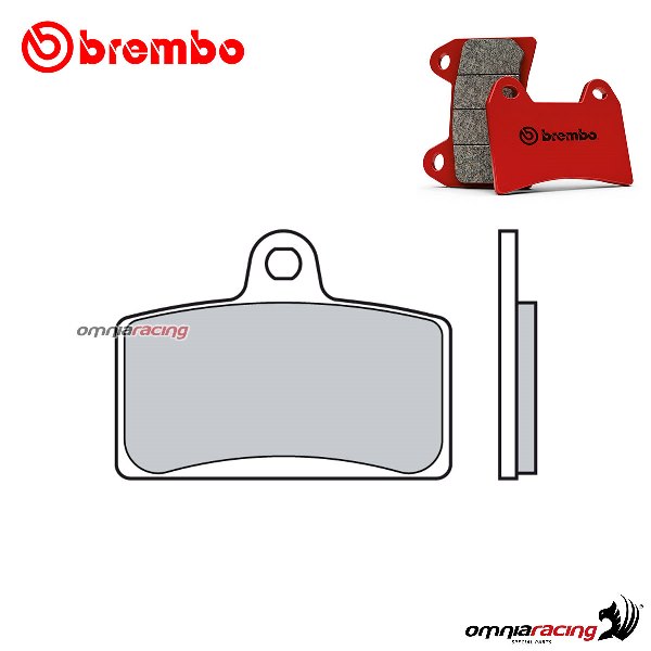Pastiglie freno anteriori Brembo SA sinterizzate per Aprilia RS125 GP 2017-2019