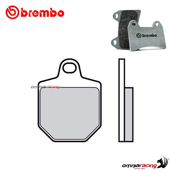 Pastiglie freno anteriori Brembo RC sinterizzate per Hm CRM125R SuperMoto 2007