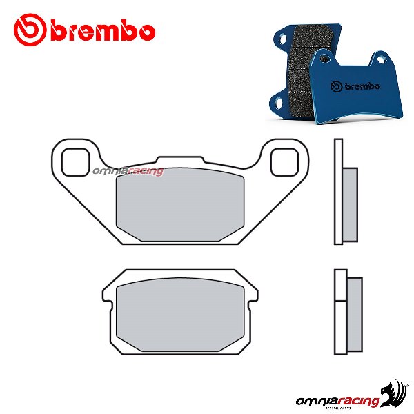 Brembo rear brake pads CC Road Carbon Ceramic for Adly ATV 300 Sport 2007-2013