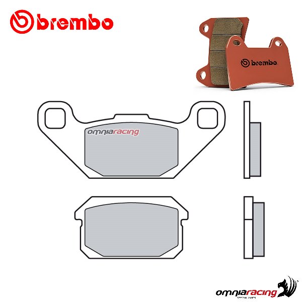 Brembo front brake pads SD sintered for Adly ATV 300 Sport 2007-2013