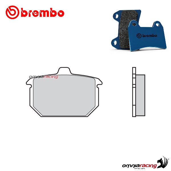 Brembo rear brake pads CC Road Carbon Ceramic Harley Davidson FXST1340 Softail 1984-1986