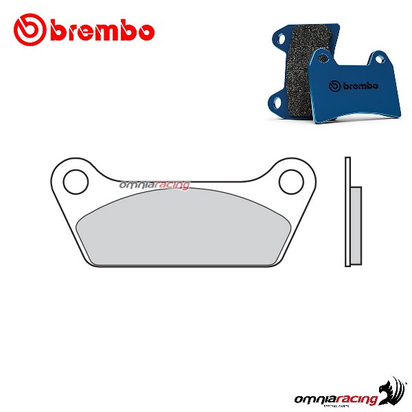 Brembo rear brake pads CC Road Carbon Ceramic for Harley Davidson FL1340 1981-1984