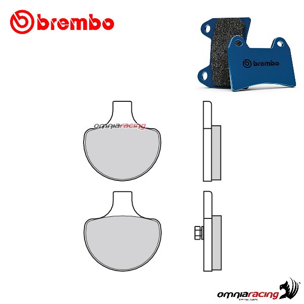 Pastiglie freno anteriori Brembo CC Carbon Ceramica Harley Davidson Softail Springer Classic 05-06
