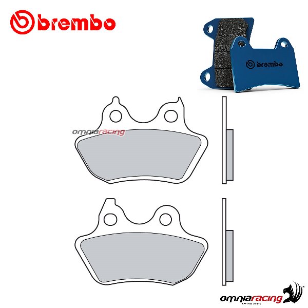 Brembo rear brake pads CC Road Carbon Ceramic for Harley Davidson FLSTF Fat Boy 2007